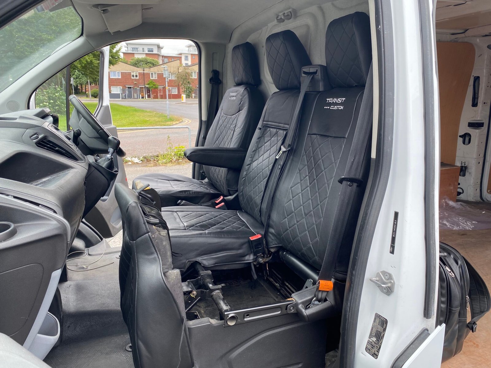 Ford Transit Custom Seat Covers With Transit Custom Logo 1060