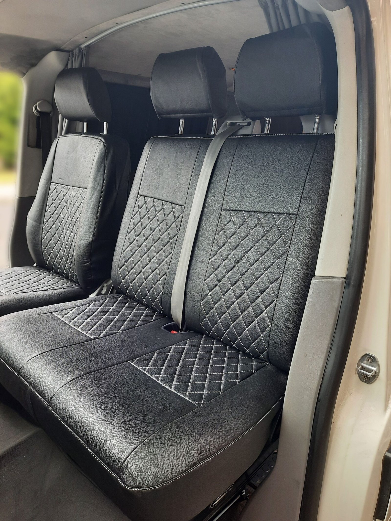 VW Transporter T6 seat covers - MilesOfSmilesSeatCovers