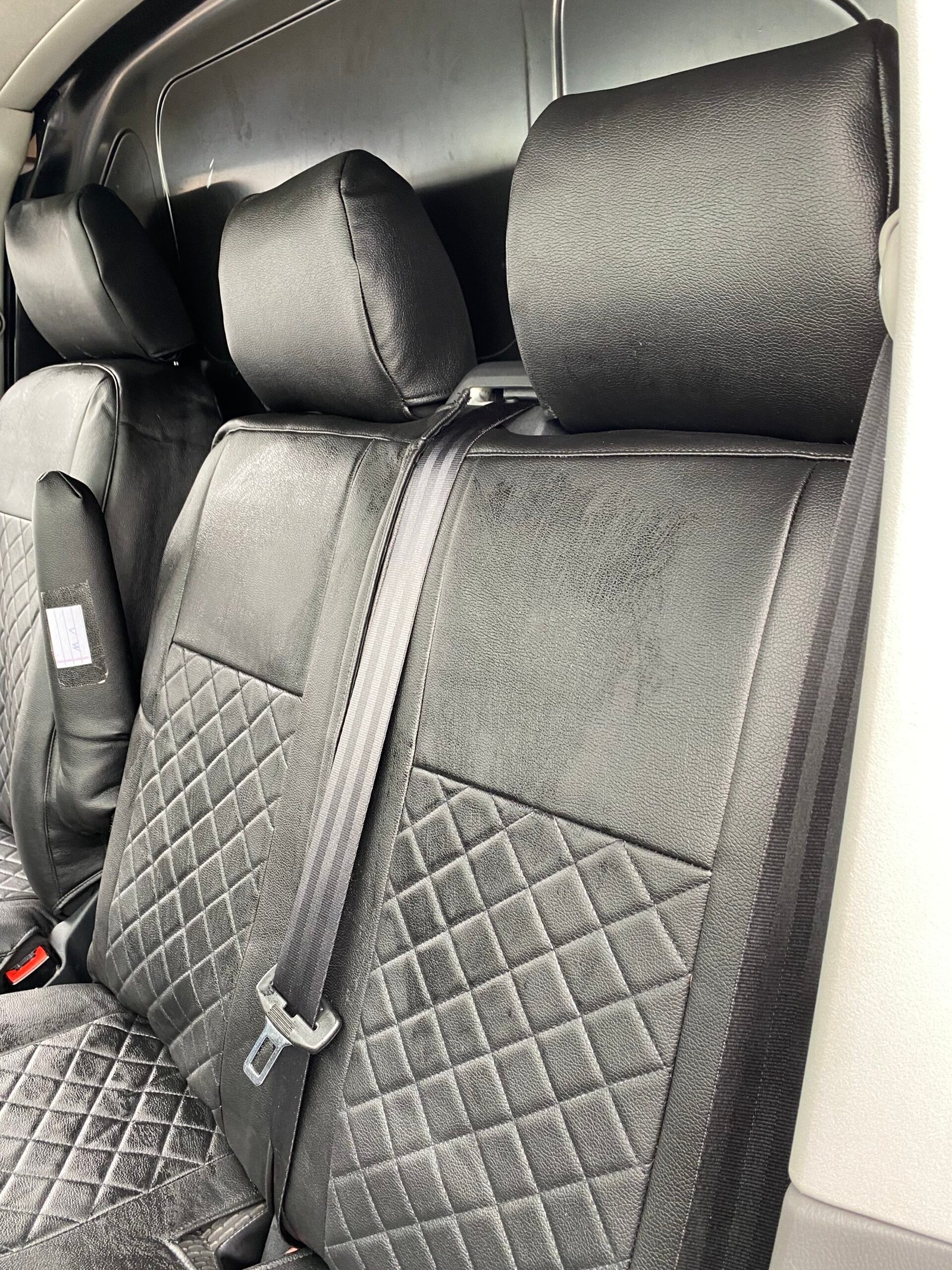 Custom Red Stitch Armrest Covers For VW T5 Transporter / Caravelle / Camper – Aforce Auto