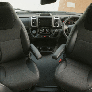 Motorhome Seat Covers Grey/Black