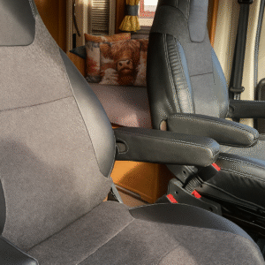 Motorhome Seat Covers Grey/Black