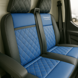 Ford Transit custom blue seat covers