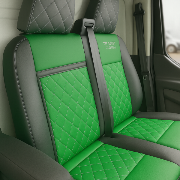 Ford Transit custom seat covers green