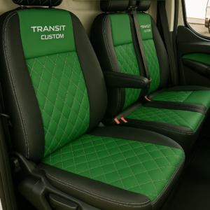 Ford Transit custom seat covers green