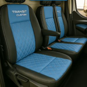 Ford Transit custom blue seat covers
